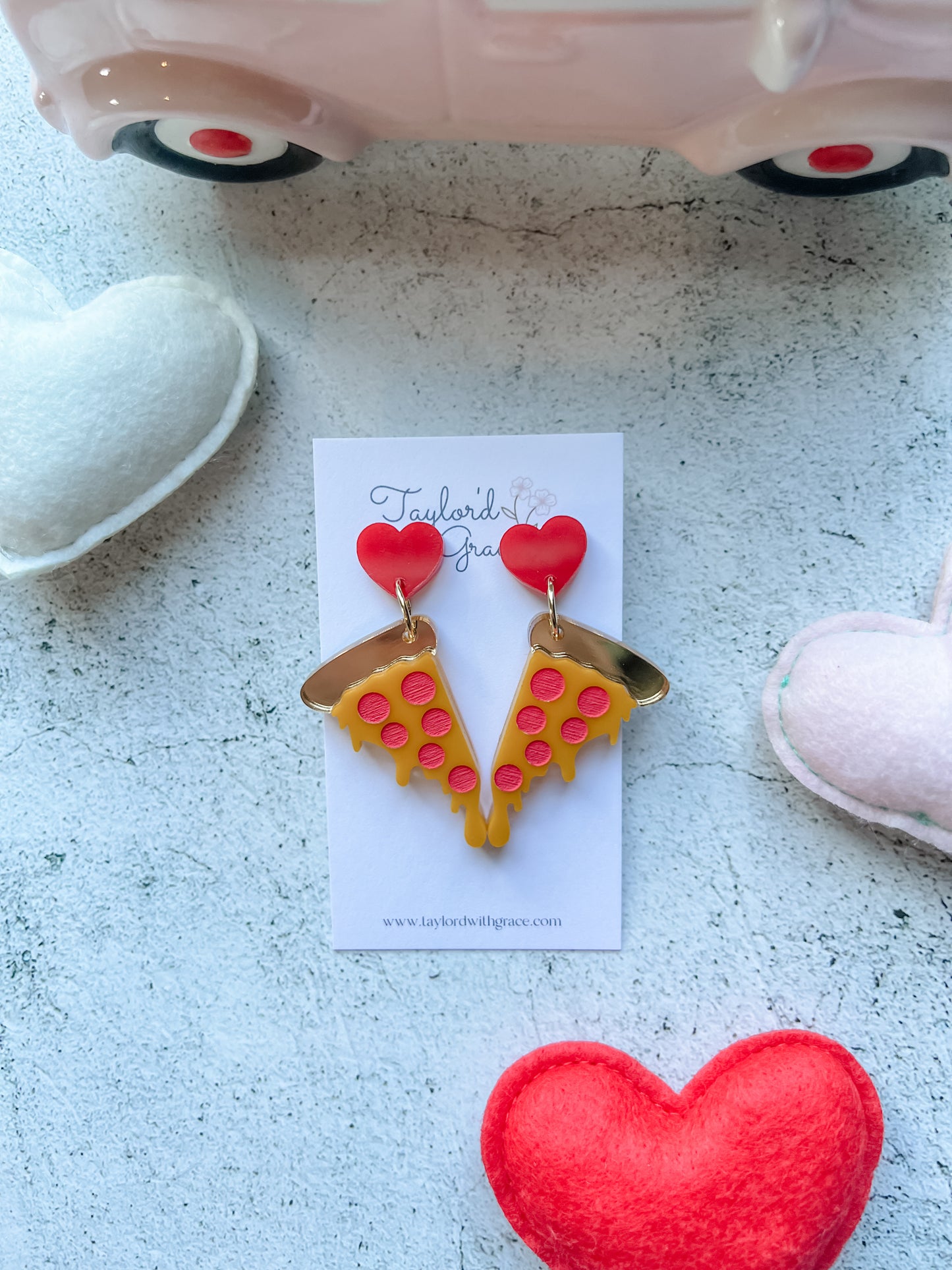 Pizza Earrings