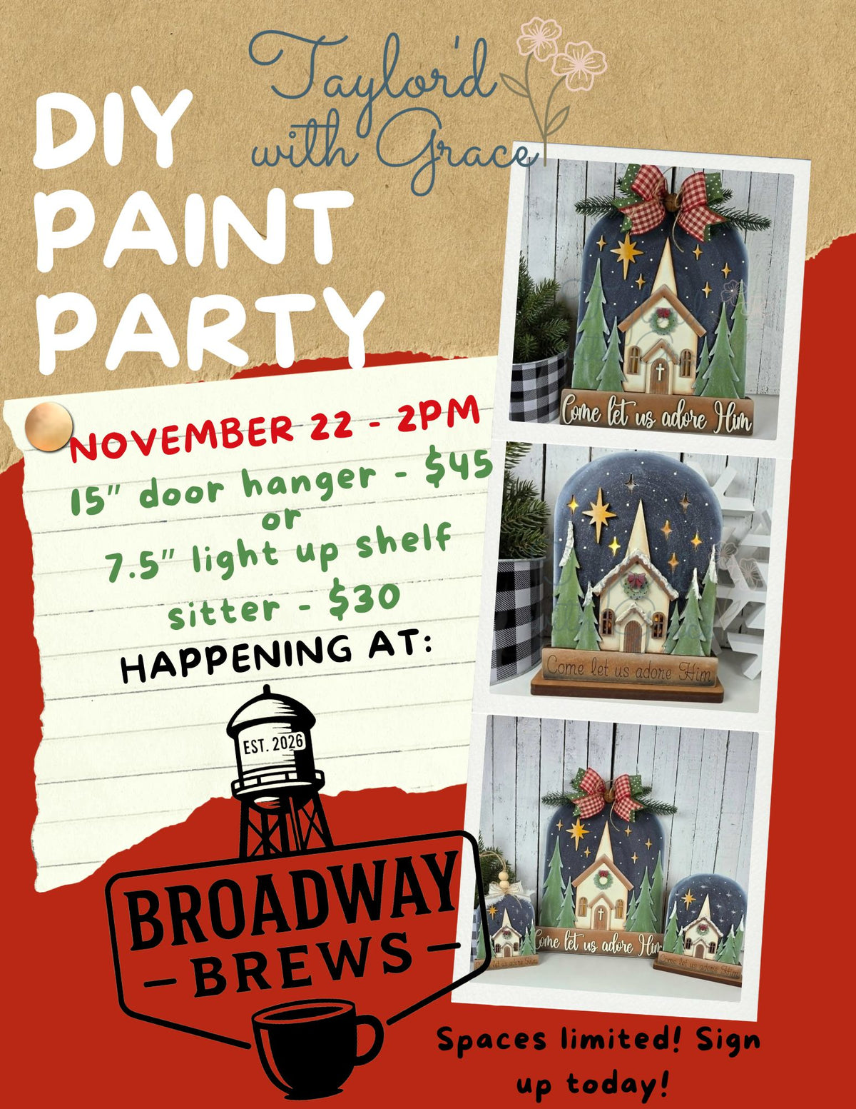 DIY Paint Party - Church
