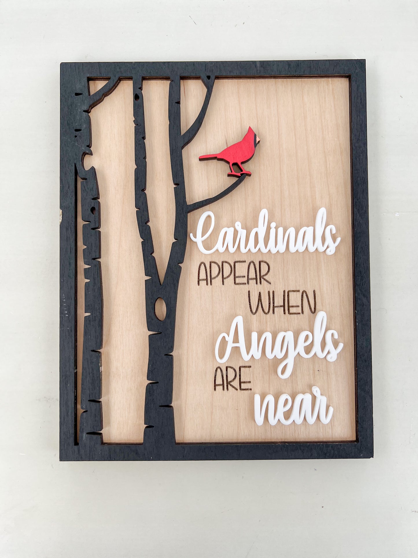 Cardinals Appear when Angels are Near Sign