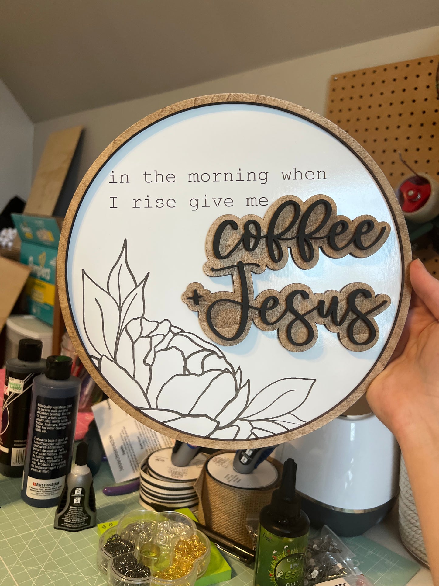 When I rise give me Coffee + Jesus