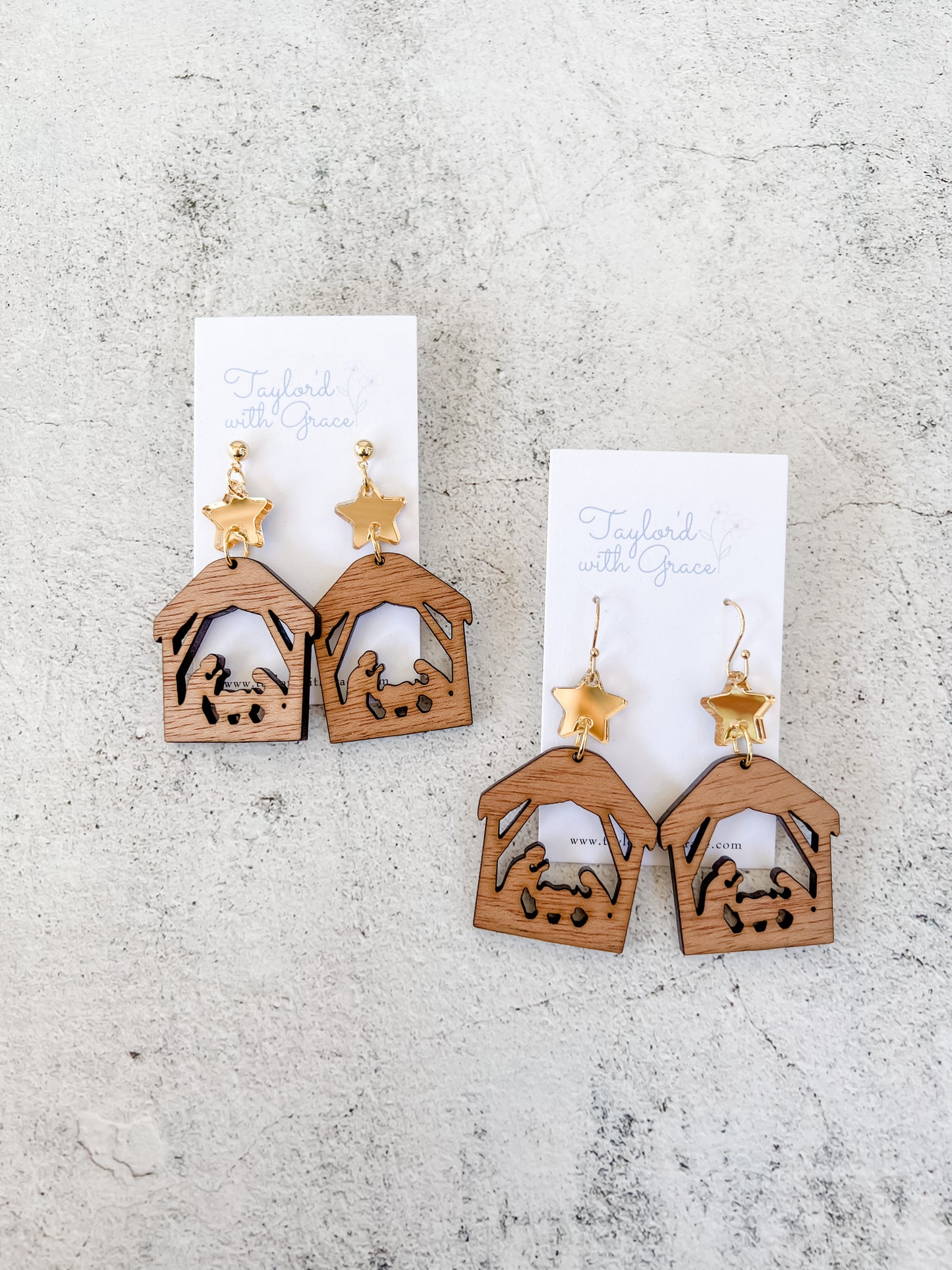 Nativity Earrings - Christmas Earrings